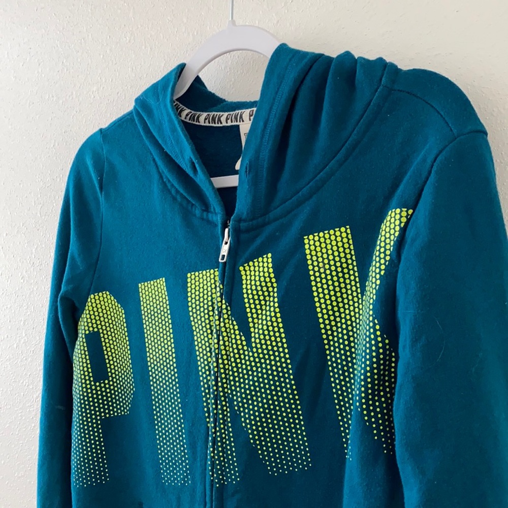 Pink Zip Up Sweater Hoodie